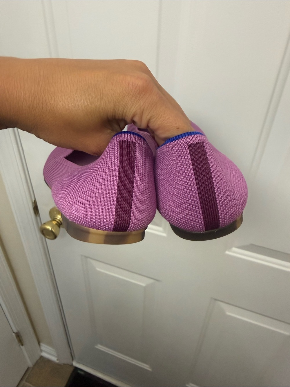 Rothy’s The Flat Classic Slip On Shoes Beautyberry Size 9 Office Business Casual - Picture 5 of 6